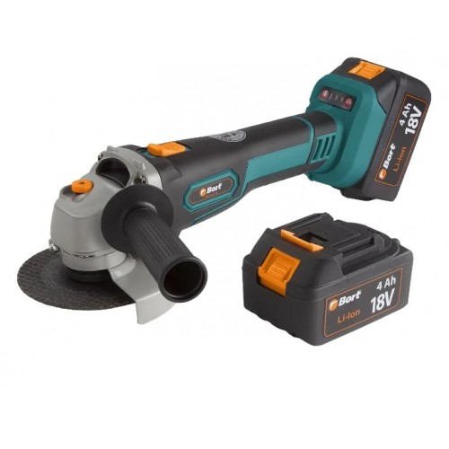 УШМ аккумуляторная Bort BWS-18Li-125, 18 В, 125 мм