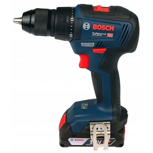 Дрель-шуруповерт BOSCH GSR 18V-50, 2Ач