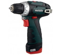 Дрель-шуруповерт METABO PowerMaxx BS, 2Ач, с двумя аккумуляторами [600080500]