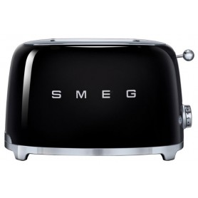 Тостер на 2 ломтика, SMEG TSF01BLEU , черный