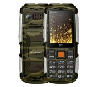 Мобильный телефон BQ 2430 Tank Power Camouflage+Silver