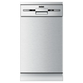 Посудомоечная машина BBK 45-DW119D серебро