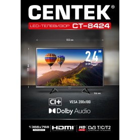 Телевизор Centek CT-8424