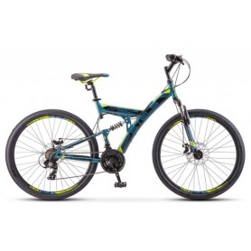 Велосипед Stels Focus MD 27,5 21-sp V010 (2018) 19 серый/желтый