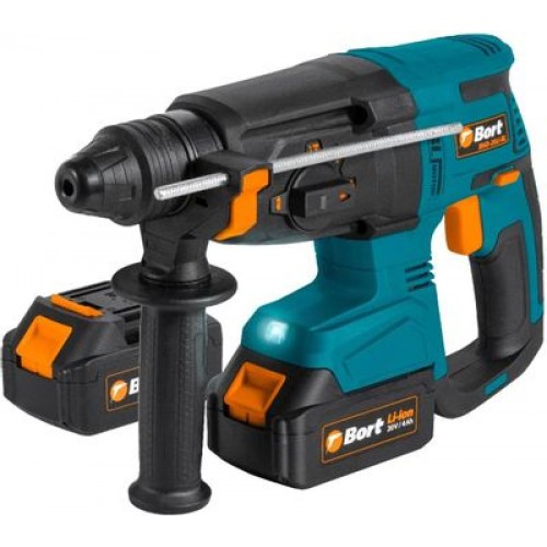 Перфоратор аккумуляторный Bort BHD-20Li-BL (2x4,0А.ч)