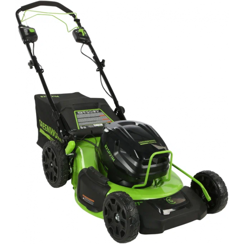 Газонокосилка акумуляторная GreenWorks GC82LM51SP2, 82V, 51 см, бесщеточная, без АКБ и ЗУ
