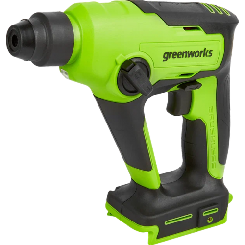 Перфоратор аккумуляторный GreenWorks GD24SDS1K2, 1,2 ДЖ, 24V, c АКБ 2Ач и ЗУ