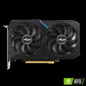 Видеокарта Asus PCI-E 4.0 DUAL-RTX3060-O12G-V2 LHR NVIDIA GeForce RTX 3060 12Gb 192bit GDDR6 1837/15000 HDMIx1 DPx3 HDCP Ret