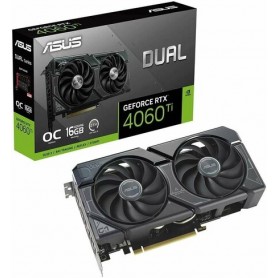 Видеокарта Asus PCI-E 4.0 DUAL-RTX4060TI-16G NVIDIA GeForce RTX 4060TI 16Gb 128bit GDDR6 2535/18000 HDMIx1 DPx3 HDCP Ret