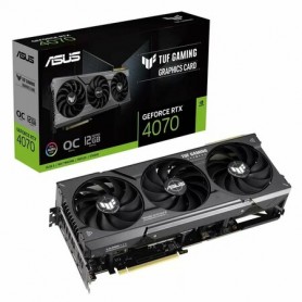 Видеокарта Asus PCI-E 4.0 TUF-RTX4070-O12G-GAMING NVIDIA GeForce RTX 4070 12Gb 192bit GDDR6X 2550/21000 HDMIx1 DPx3 HDCP Ret
