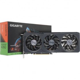 Видеокарта Gigabyte PCI-E 4.0 GV-N4060GAMING OC-8GD NVIDIA GeForce RTX 4060 8Gb 128bit GDDR6 2550/17000 HDMIx2 DPx2 HDCP Ret