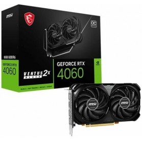 Видеокарта MSI PCI-E 4.0 RTX 4060 VENTUS 2X BLACK 8G OC NVIDIA GeForce RTX 4060 8Gb 128bit GDDR6 2490/17000 HDMIx1 DPx3 HDCP Ret