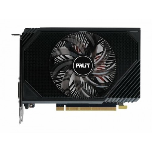 Видеокарта Palit PCI-E 4.0 RTX3050 STORMX OC NVIDIA GeForce RTX 3050 6Gb 96bit GDDR6 1042/14000 DVIx1 HDMIx1 DPx1 HDCP Ret