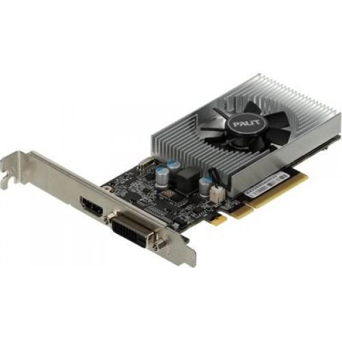 Видеокарта Palit PCI-E PA-GT1030 2GD4 NVIDIA GeForce GT 1030 2Gb 64bit DDR4 1151/2100 DVIx1 HDMIx1 HDCP Ret low profile
