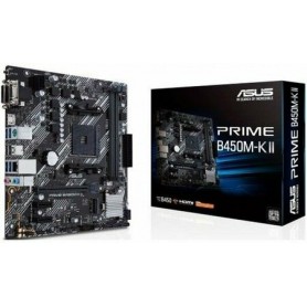 Материнская плата Asus PRIME B450M-K II Soc-AM4 AMD B450 2xDDR4 mATX AC`97 8ch(7.1) GbLAN RAID+VGA+DVI+HDMI