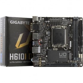 Материнская плата Gigabyte H610I Soc-1700 Intel H610 2xDDR5 mini-ITX AC`97 8ch(7.1) GbLAN+VGA+HDMI+DP