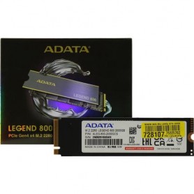 Накопитель SSD A-Data PCIe 4.0 x4 2TB ALEG-800-2000GCS Legend 800 M.2 2280