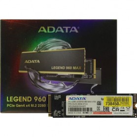 Накопитель SSD A-Data PCIe 4.0 x4 4TB ALEG-960M-4TCS Legend 960 Max M.2 2280