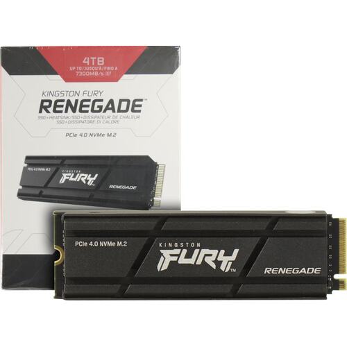 Накопитель SSD Kingston PCIe 4.0 x4 4000GB SFYRDK/4000G Fury Renegade M.2 2280
