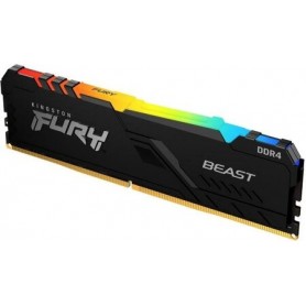 Память DDR4 2x32GB 3200MHz Kingston KF432C16BB2AK2/64 Fury Beast RGB RTL Gaming PC4-25600 CL16 DIMM 288-pin 1.35В dual rank с радиатором Ret