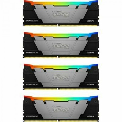 Память DDR4 4x16GB 3600MHz Kingston KF436C16RB12AK4/64 Fury Renegade RGB RTL Gaming PC4-28800 CL16 DIMM 288-pin 1.35В kit dual rank с радиатором Ret