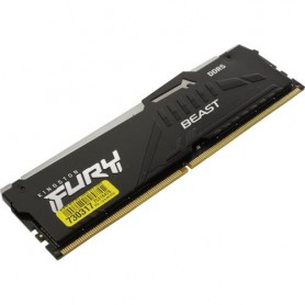 Память DDR5 16GB 5600MHz Kingston KF556C36BBEA-32 Fury Beast Expo RGB RTL Gaming PC5-44800 CL36 DIMM 288-pin 1.25В kit single rank с радиатором Ret