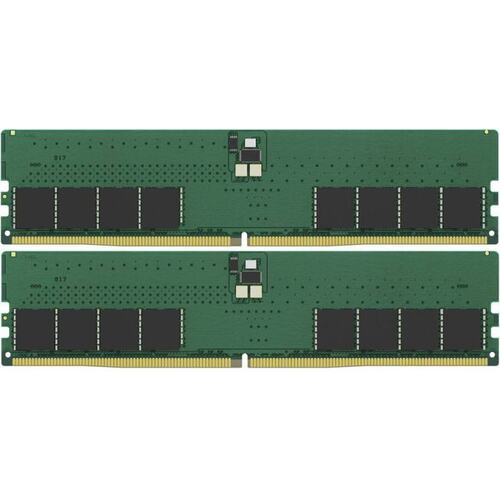 Память DDR5 2x32GB 5200MHz Kingston KVR52U42BD8K2-64 Valueram RTL PC5-41600 CL42 DIMM 288-pin 1.1В dual rank Ret