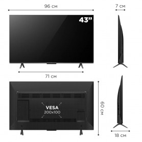 Телевизор TCL 43C655