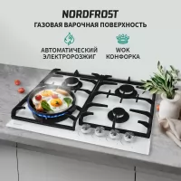 Варочная панель газовая Nordfrost HM 6042 W