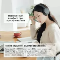 Наушники беспроводные SONY WH-CH720N/BC черный