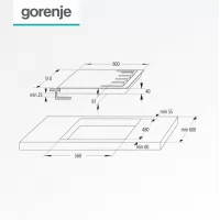 Варочная панель газовая Gorenje GTW641AKB