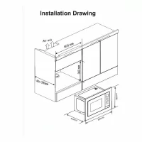 Микроволновая печь встраиваемая HAIER HMX-BTG207W