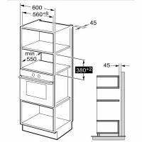 Микроволновая печь встраиваемая HOTPOINT MF25G BL H