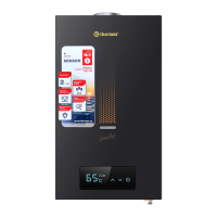 Водонагреватель проточный газовый THERMEX S 20 MD (Art Black)