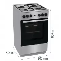 Плита газовая GORENJE GGI5A21XJ
