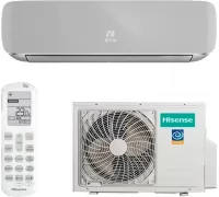 Сплит-система инверторная Hisense Silver Crystal Super DC Inverter AS-13UW4RVETG01(S) настенная, до 35м2, 13000 BTU, серебристый