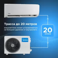 Сплит-система Midea Favorite MSFRW-12HRN8-I настенная, до 35м2, 12000 BTU, с голосовым помощником