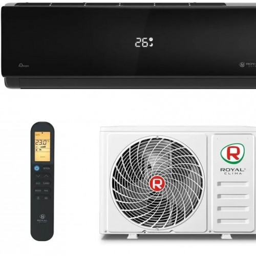 Сплит-система Royal Clima Attica Nero RC-AN35HN настенная, до 35м2, 12000 BTU, черный