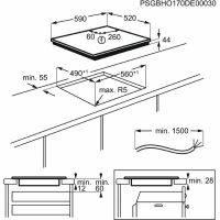 Варочная панель индукционная Electrolux LIR60433