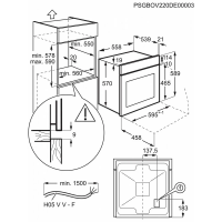 Духовой шкаф электрический Electrolux EOF5H50BX