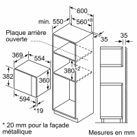 Микроволновая печь встраиваемая Bosch BEL454MB1F