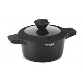 Кастрюля Rondell Walzer RDA-766 4.7л. d=24см (с крышкой) черный