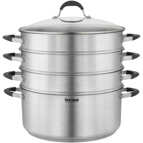 Кастрюля-пароварка Rondell RDS-1815 30.4л. d=32см (с крышкой) стальной