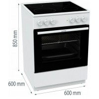 Плита электрическая Gorenje GEC6A11WG Плита электрическая Gorenje GEC6A11WG