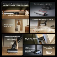 Пылесос вертикальный Dreame G12 черный