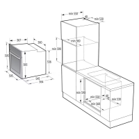 Духовой шкаф электрический GORENJE BOS6737E13FBG
