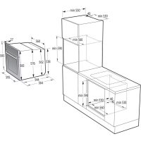 Духовой шкаф электрический GORENJE BOSX6737E06BG